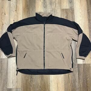 5.11 Tactical Fleece Jacket Men’s Size 2XL Tan Black Conceal Carry Outdoors Work